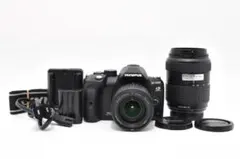希少品OLYMPUS E-510 ダブルズームセット★社外バッテリーグリップ付！ 希少品OLYMPUS E-510 ダブルズームセット☆社外バッテリーグリップ付