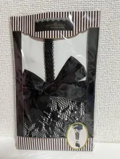 ガーター付きオーバーニー ストッキング ブラック