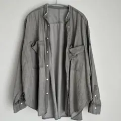 hunch⭐️長袖シャツ⭐️グレー⭐️イシカワラボ⭐️のサムネイル
