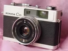 KONICA C35 FD すご腕ジャーニー 元箱 取説 動作確認済 美品+ - メルカリ