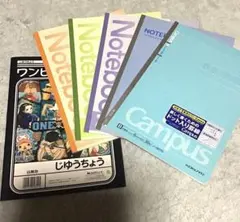 ノートまとめ売り7冊セット　campus 他　計算メモ お絵かき メモ帳に