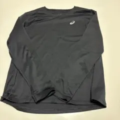 ASICS ブラック 長袖シャツ Sサイズ