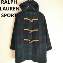 RALPH LAUREN SPORT チェック ダッフル コート 11