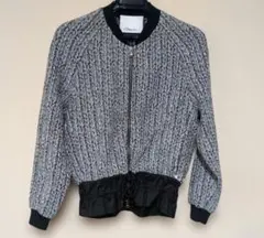 Phillip Lim シルバー編み込み風ジャケットのサムネイル
