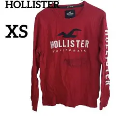 HOLLISTER ロンT ロングスリーブ Tシャツ 【XS】 レッド