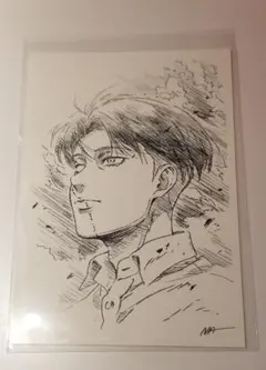 進撃の巨人 劇場版 10週目 特典 映画 ビジュアルカード ポスカ リヴァイ