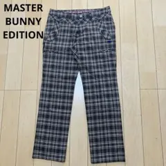 ✨美品✨マスターバニーエディション ゴルフウェア パンツ 総柄 ドロー
