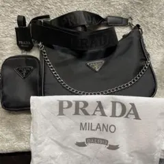 PRADA ブラック ナイロン バッグ