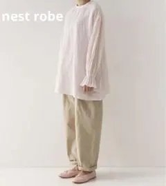 nest robe UpcycleLinoピグメントダイ スモールカラーブラウス - メルカリ