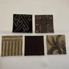 布製コースター 5枚セット