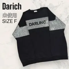 미사용 Darich クリスタル ロゴ スウェット プルオーバー
