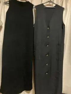 美品　試着のみ　2点セット　グレイル　ジャンパースカート　ワンピース　卒業式　L