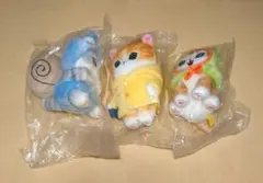 ぽわぽわ長毛種マスコット 「mofusand」3種セット