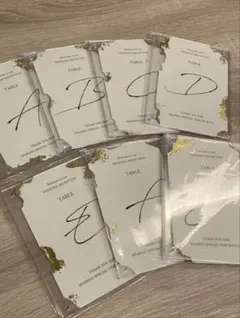 テーブルナンバー　ウェディング　披露宴