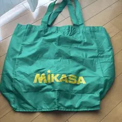 MIKASA ナイロン製 トートバッグ グリーン ゴールドロゴのサムネイル