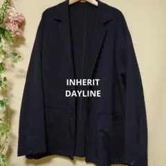 INHERIT テーラード　春〜秋　ストレッチジャケット　М　ネイビー
