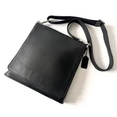 COACH オールドコーチ　ショルダーバッグ　フラップ　クロスボディ　レザー黒