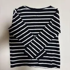 UNIQLO 白黒ボーダーTシャツ　 L