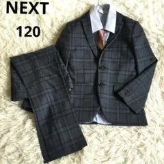 next ネクスト 5点セット 120 パンツスーツ ベスト ネクタイ ネイビー