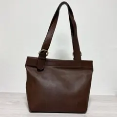 ✨美品✨COACH トートバッグ 大容量 ヴィンテージ ブラウン レザー ロゴ