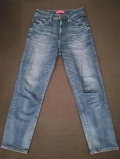 RED CARD TOKYO 加工デニム パンツ 24 ブルー 日本製