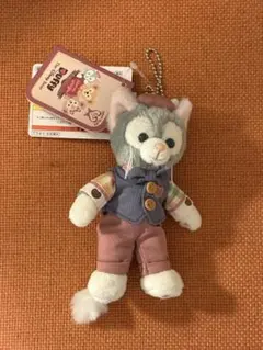 値札タグつき】ダッフィー ぬいぐるみバッジ アンコールコレクション