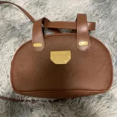 NINA RICCI ブラウン ショルダーバッグ