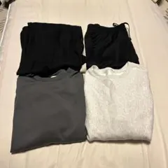 GUトレーナー・スウェット・ジャージ・スラックス（グレー・ホワイト・ブラック）