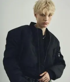 (shoowtime)ブラック MA-1 フライトジャケット