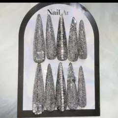 韓国　ギャル　フラッシュ　ネイル　ロング　スナ系　量産型　y2k ワンホン