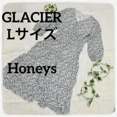 『美品』GLACIER 小花柄　ワンピース　L
