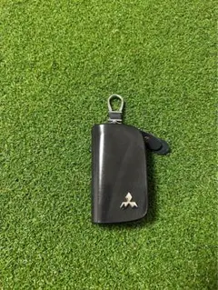 三菱 MITSUBISHI スマートキーケース 贅沢 キーバッグ 本革 ブラック