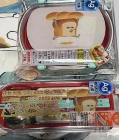 パンどろぼうお弁当箱＆カトラリートリ オセット