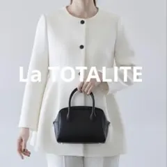 完売 ラトータリテ 【洗える】トリプルクロスペプラムジャケット