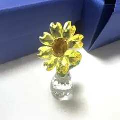 スワロフスキー 廃盤品 サボテン 花 置物 インテリア - メルカリ