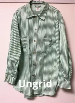 Ungrid ストライプシャツ