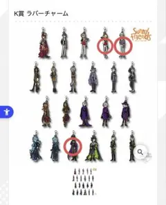 ツイステッドワンダーランド 一番くじ K賞 ラバーチャーム