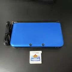 ニンテンドー3DS LL 青 本体 ACアダプター付き 白犬隊付き