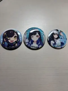 プロセカ ローソン ホログラム缶バッジ クリアシート 白石杏 4点セット