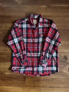 00s RED HEAD 赤チェック柄ネルシャツ　レッドヘッド
