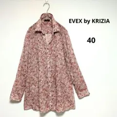 EVEX by KRIZIA 三陽商会　長袖シャツ 花柄 サイズ40のサムネイル