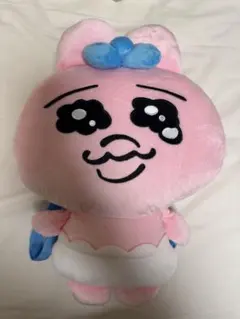 ピンクのうさぎキャラクターぬいぐるみリュック