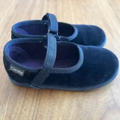 シエンタ cienta ベルクロ　ストラップシューズ　ベロア　26