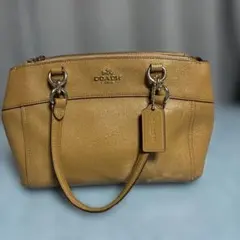 コーチ　2way ショルダーバッグ　トートバッグ　茶色　097 ブルックリン