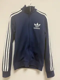 adidas トラックジャケットxs ネイビー