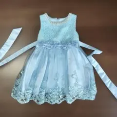 水色のフォーマルドレス★110