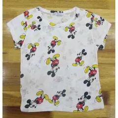 《80》SALE‼️可愛い♡透かし柄ミッキーTシャツ【韓国子供服】