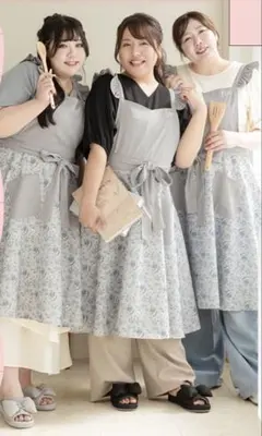 hina しまむら エプロン kanna asadonエプロン 大きいサイズのサムネイル