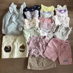 女の子90サイズ 春夏秋服セット 19点