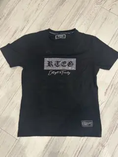 RTEG ラインストーン Tシャツ ブラック